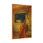 Monk in Bangkok Canvas Art