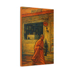 Monk in Bangkok Canvas Art
