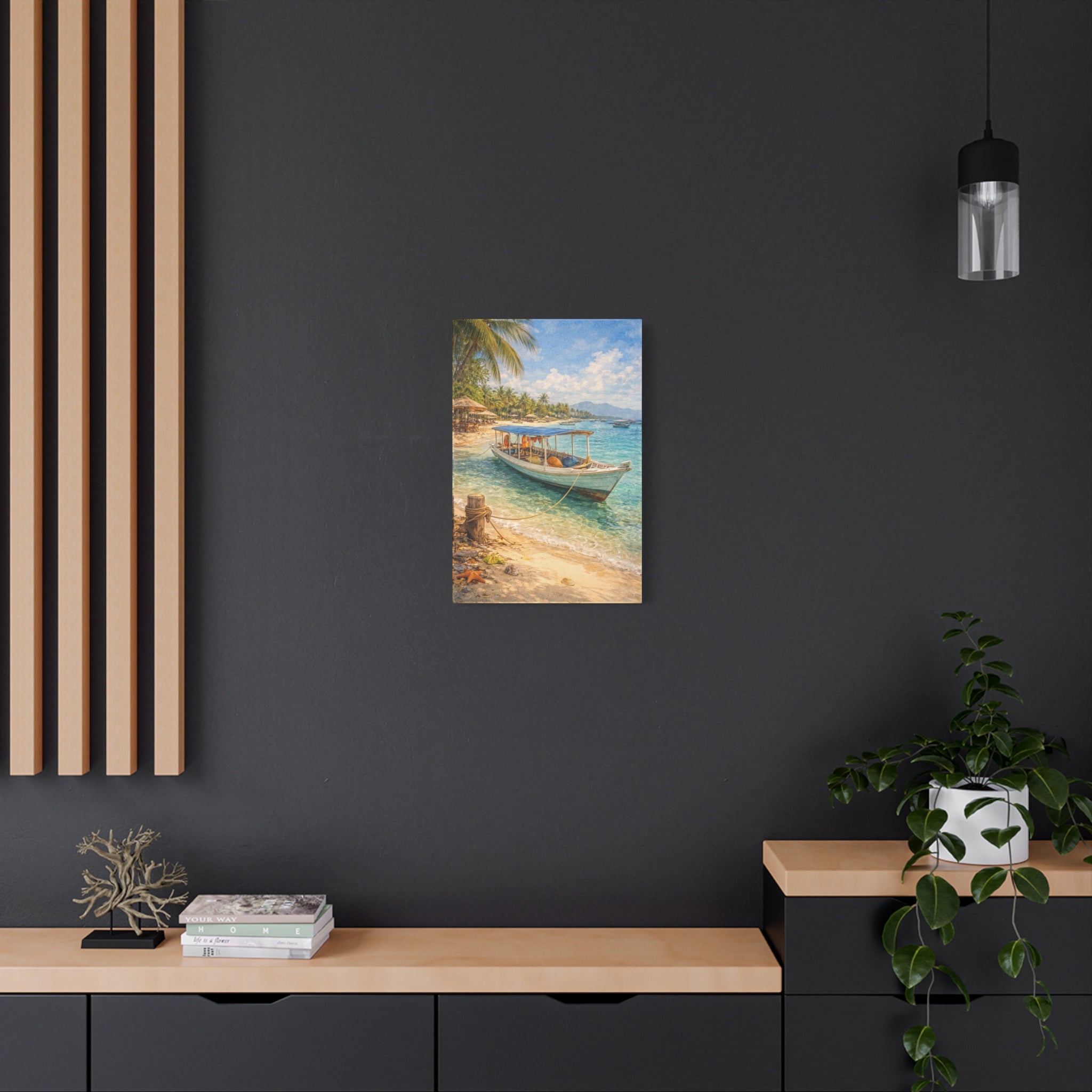 Gili Air Boat Canvas Print