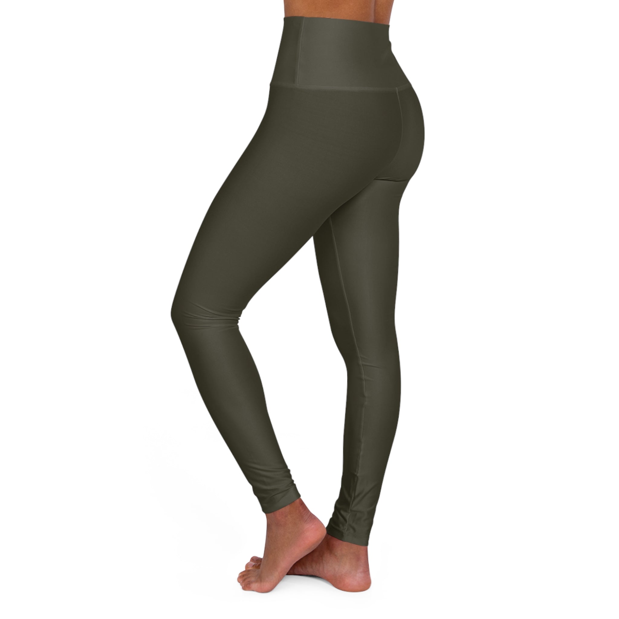 Yoga Leggings Olivgrün
