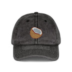 Vintage Embroidered Coconut Cap
