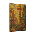 Bangkok Chinatown Canvas Art