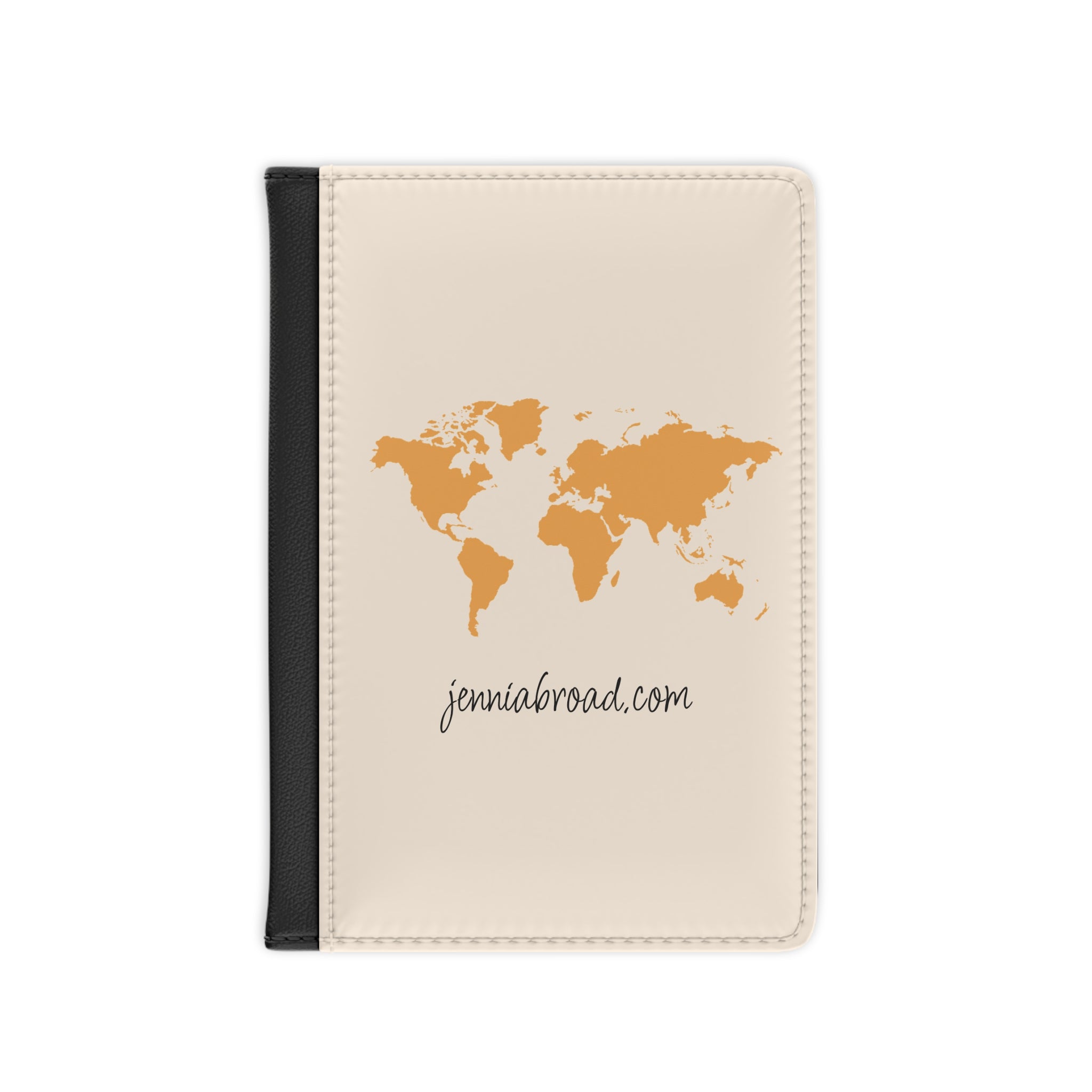 World Map Passport Cover