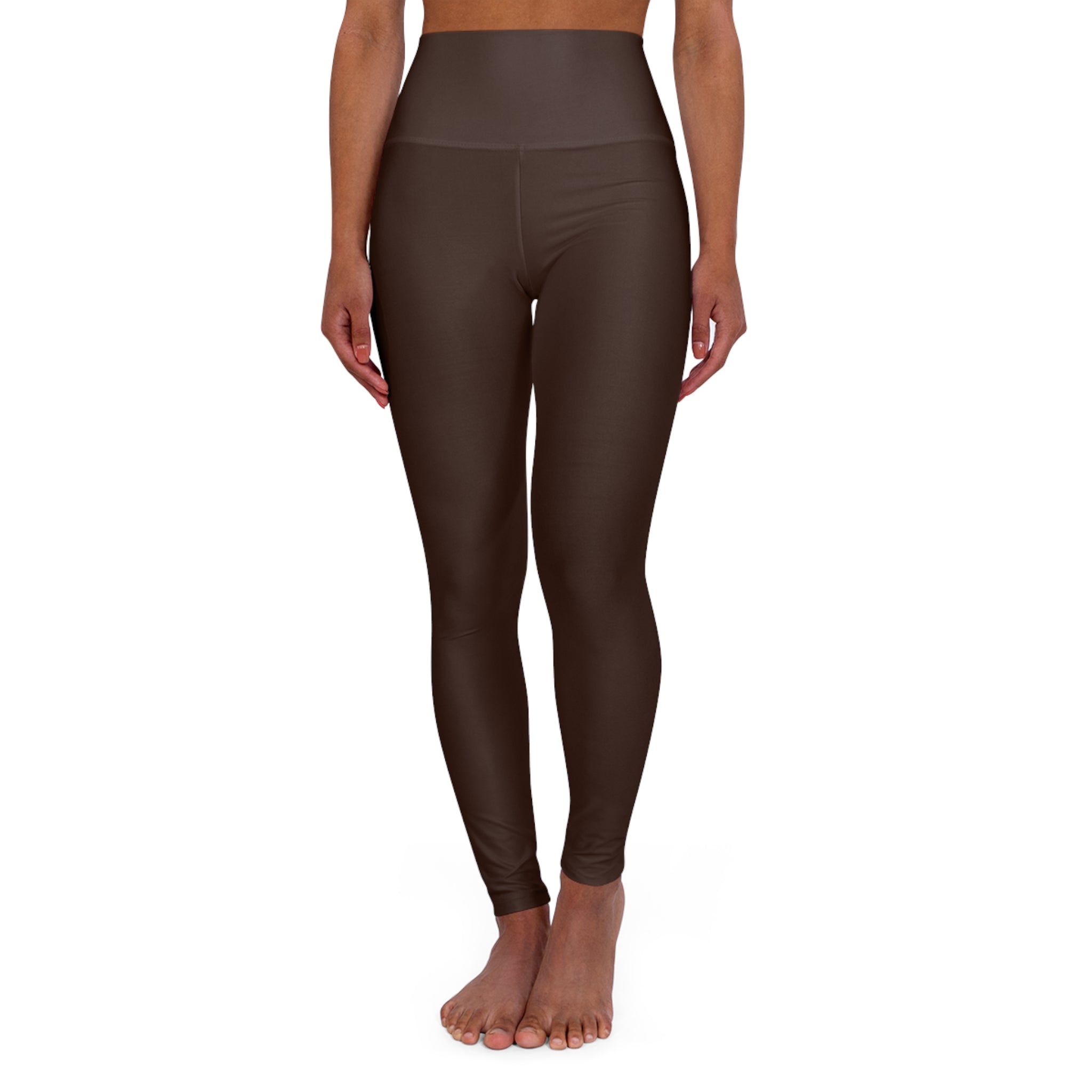 Yoga Leggings Mocha Braun