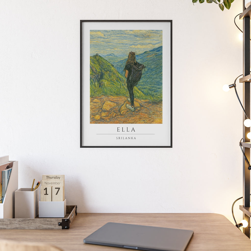 Gerahmter Kunstdruck | Ella, Sri Lanka
