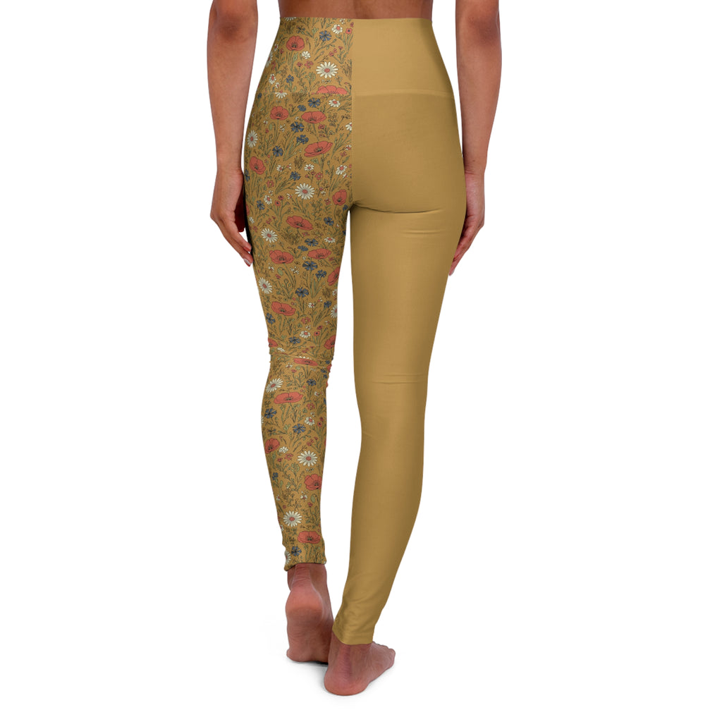 Yoga Leggings Golden Meadow