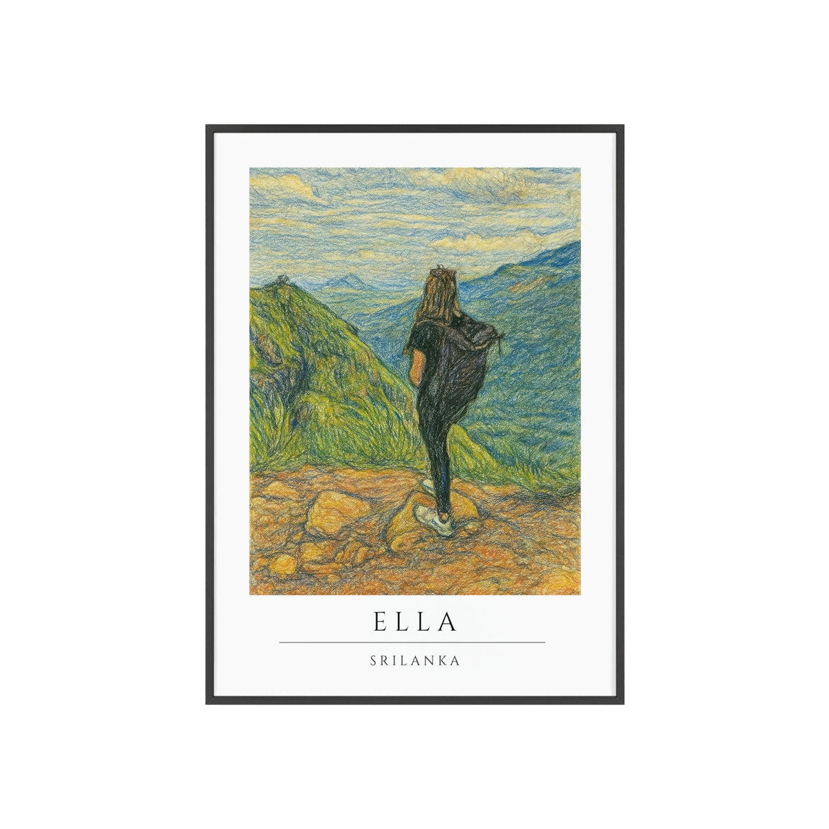 Gerahmter Kunstdruck | Ella, Sri Lanka