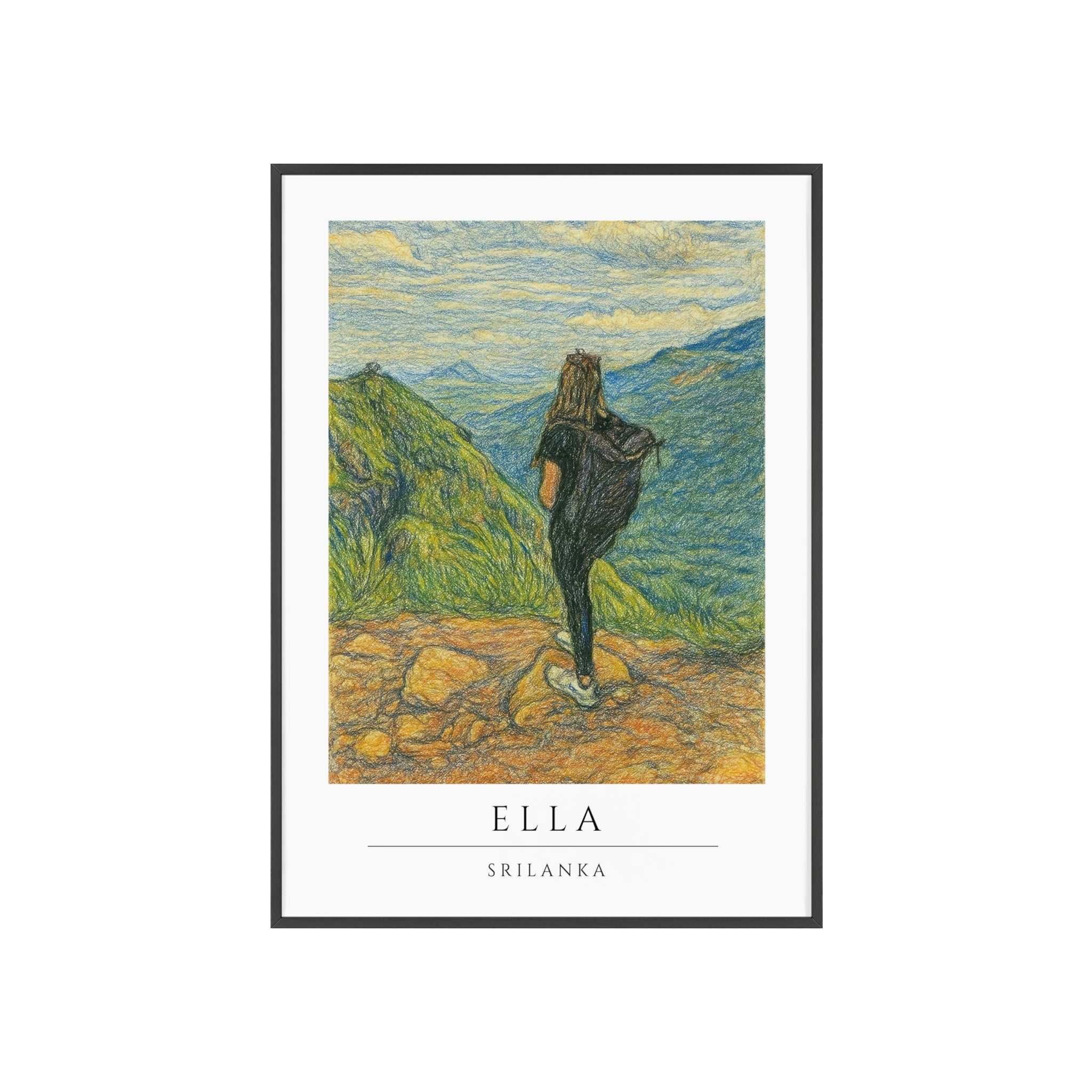Gerahmter Kunstdruck | Ella, Sri Lanka