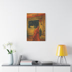 Monk in Bangkok Canvas Art