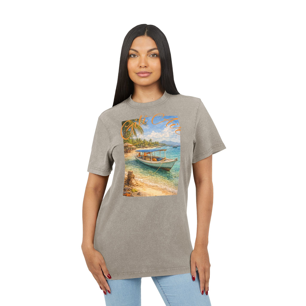T-Shirt Gili Air Boat Vintage Graphic Tee