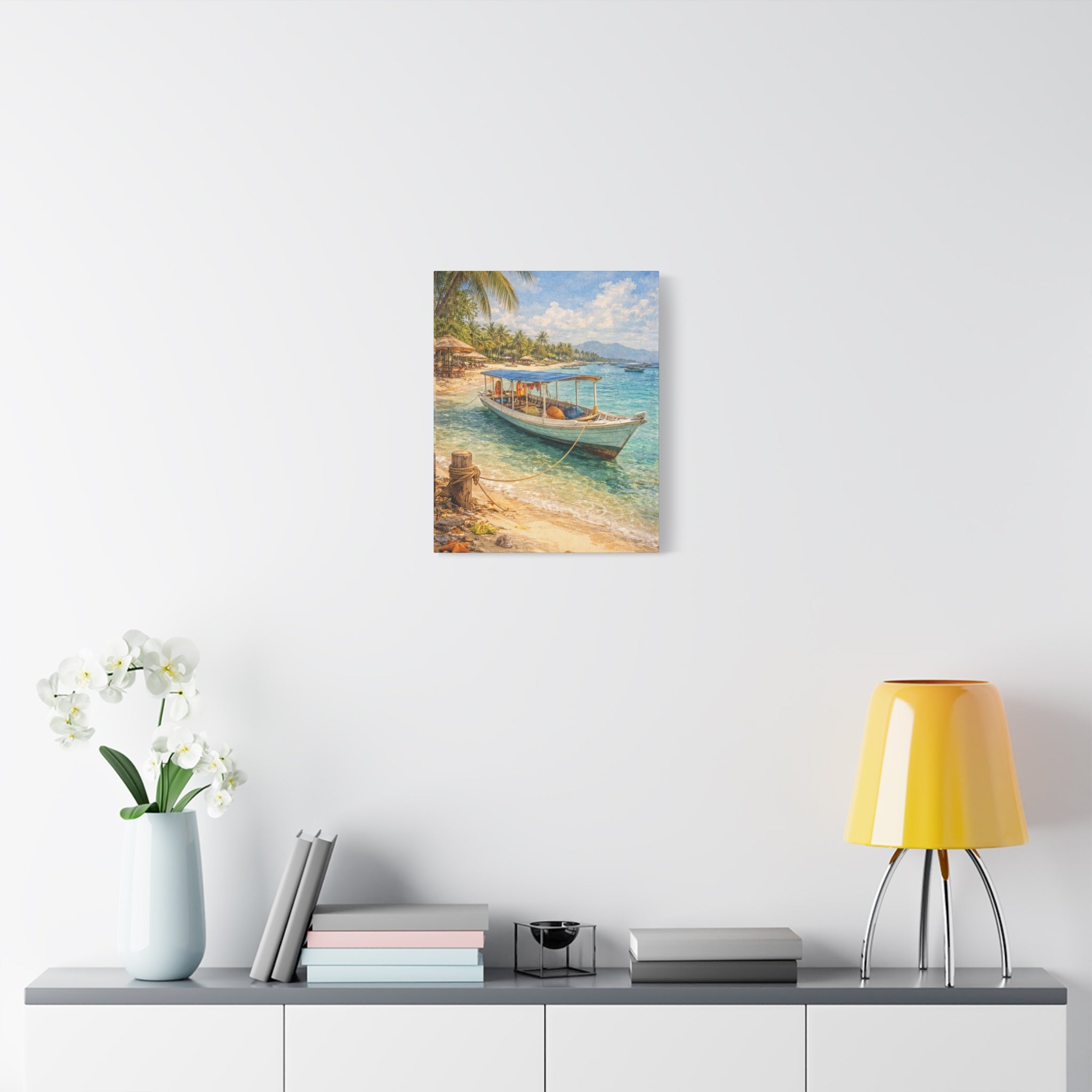 Gili Air Boat Canvas Print
