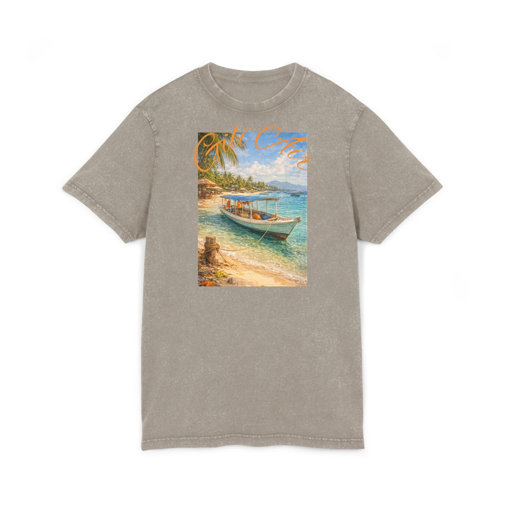 T-Shirt Gili Air Boat Vintage Graphic Tee