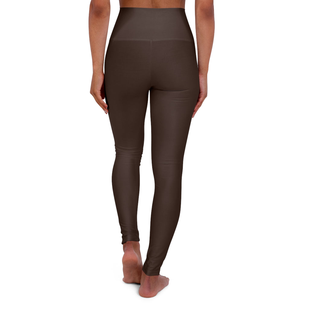 Yoga Leggings Mocha Braun