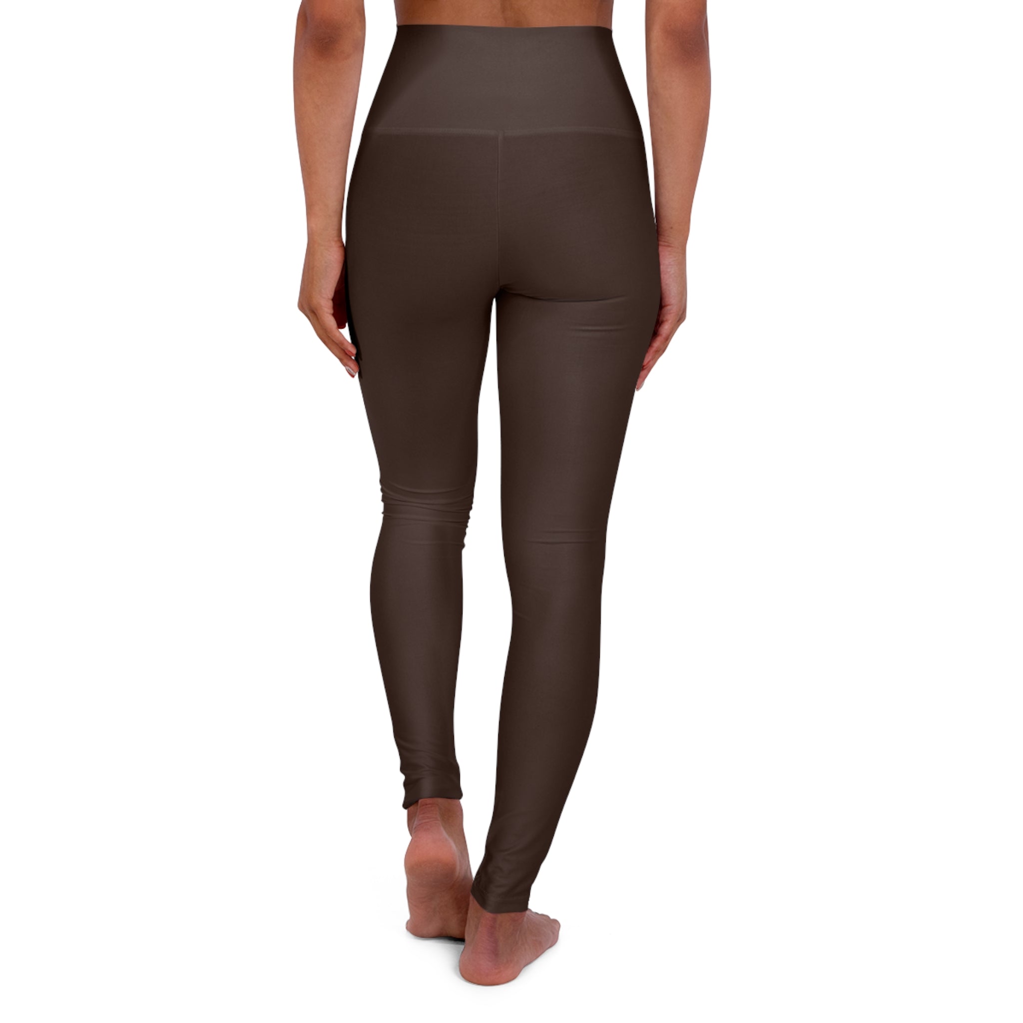Yoga Leggings Mocha Braun
