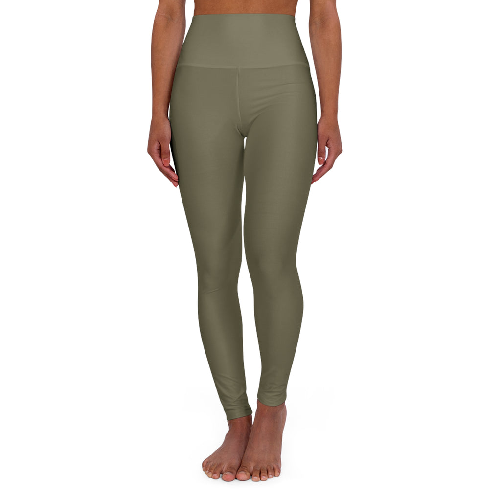 Yoga-Leggings Olivgrün Hell