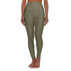Yoga-Leggings Olivgrün Hell