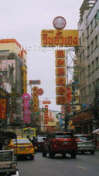 Bangkok Chinatown Canvas Art