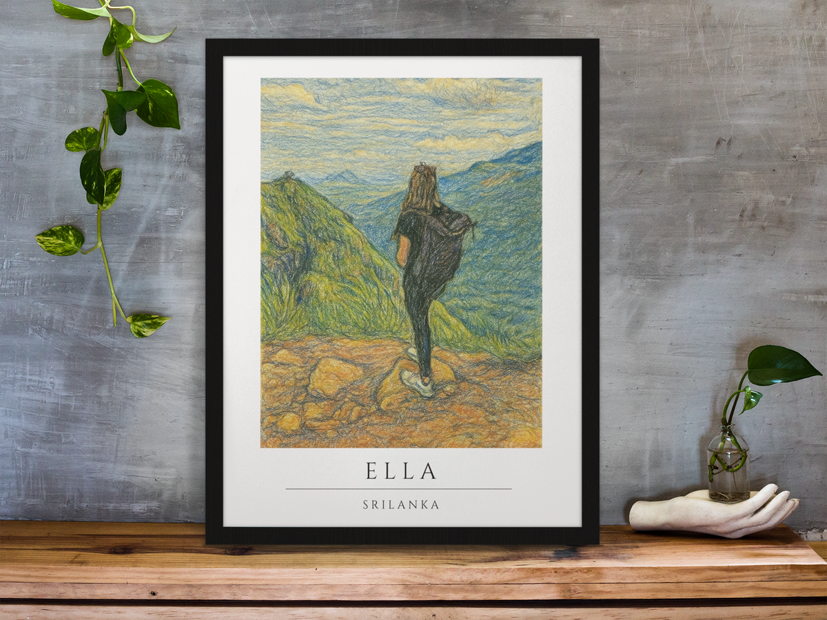 Gerahmter Kunstdruck | Ella, Sri Lanka