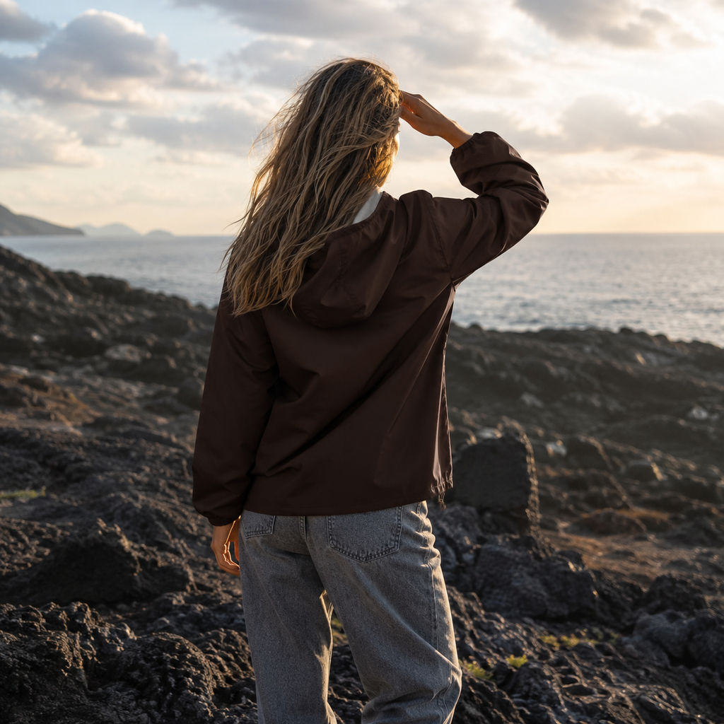 Windbreaker Mocha Braun