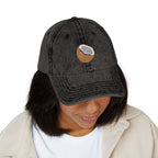 Vintage Embroidered Coconut Cap