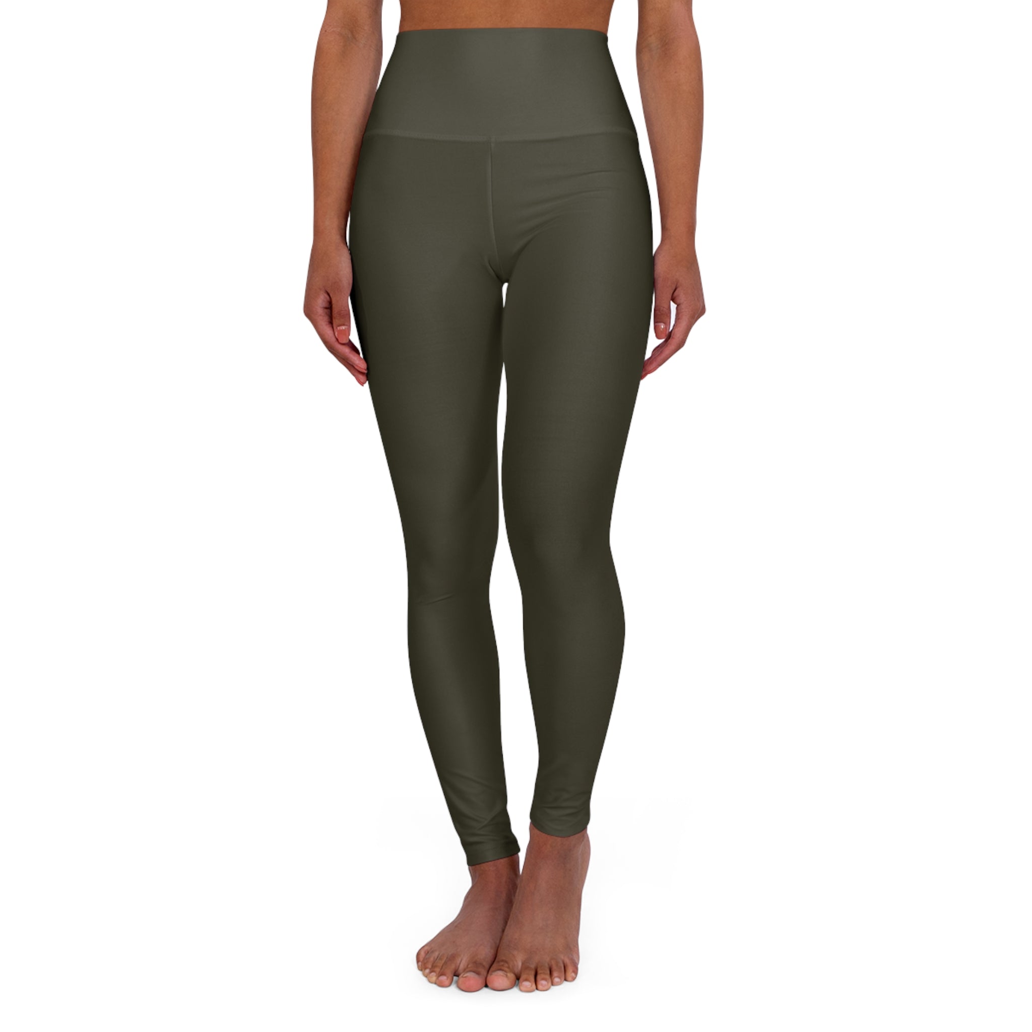 Yoga Leggings Olivgrün