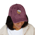 Vintage Embroidered Coconut Cap