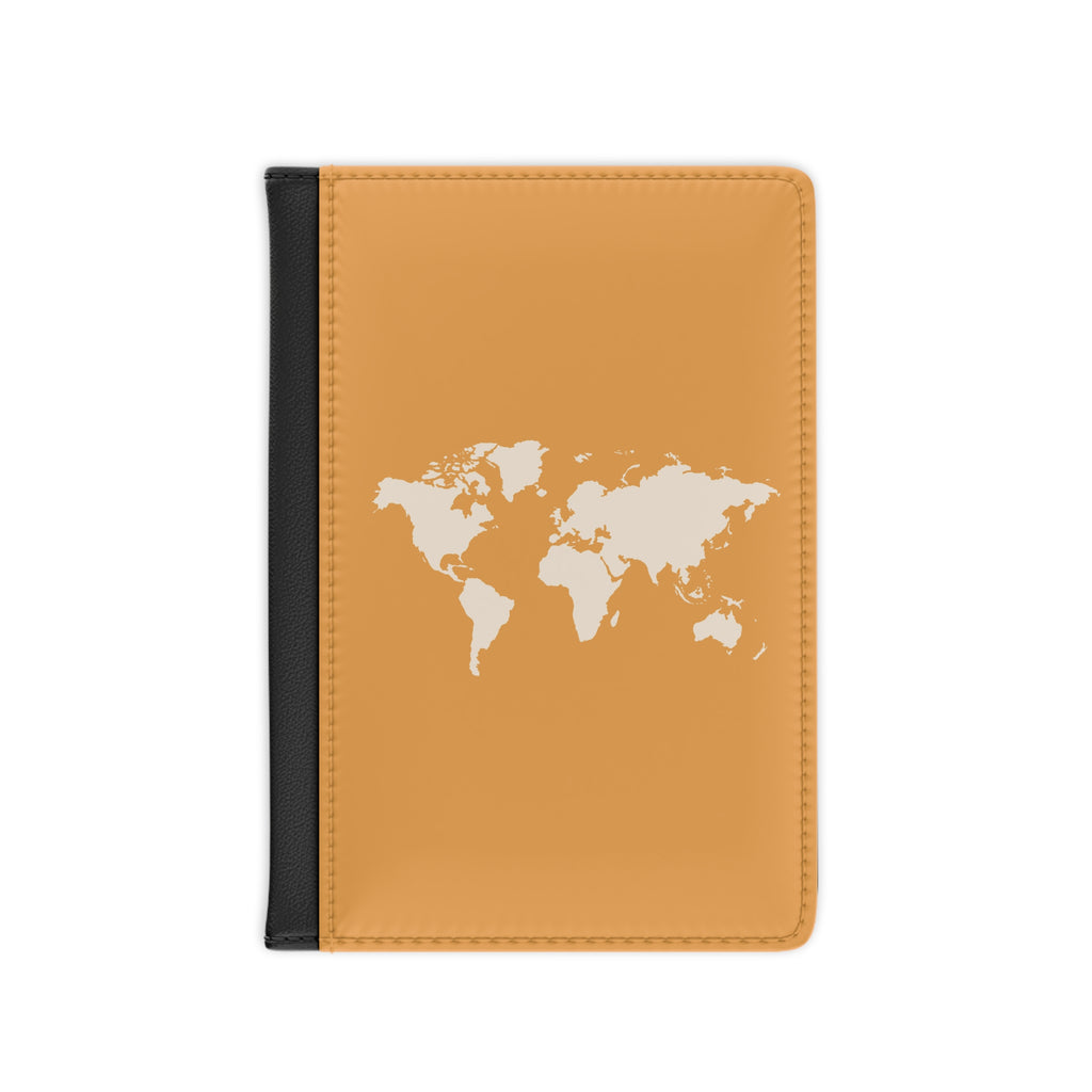 World Map Passport Cover