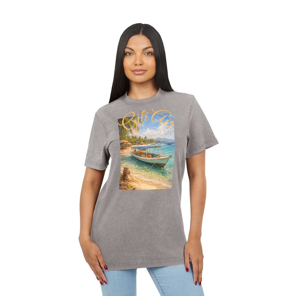 T-Shirt Gili Air Boat Vintage Graphic Tee