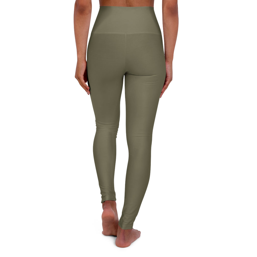 Yoga-Leggings Olivgrün Hell