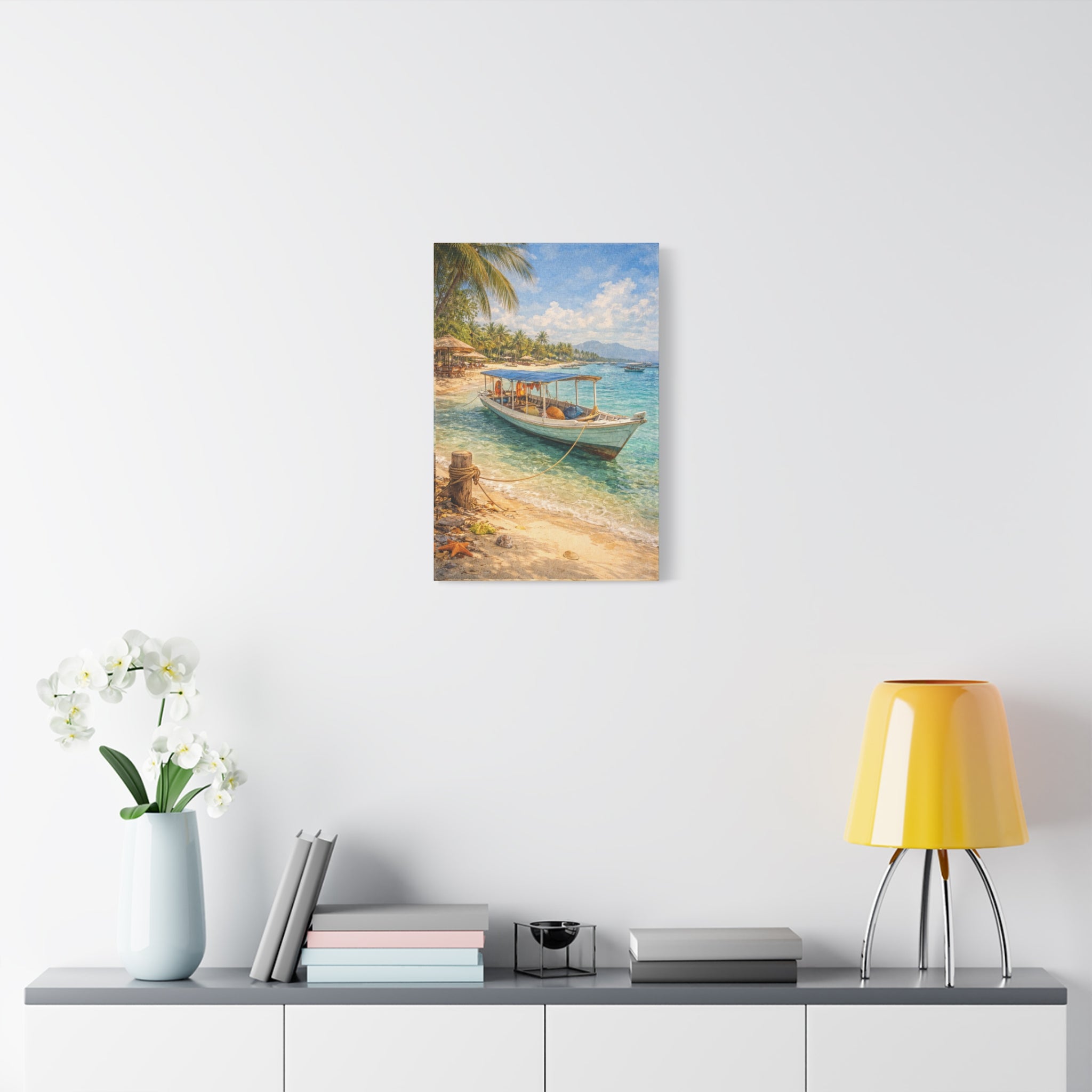 Gili Air Boat Canvas Print