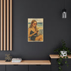 Beach Work Vibes Canvas Art