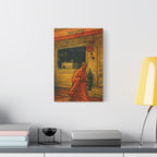 Monk in Bangkok Canvas Art