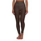 Yoga Leggings Mocha Waves