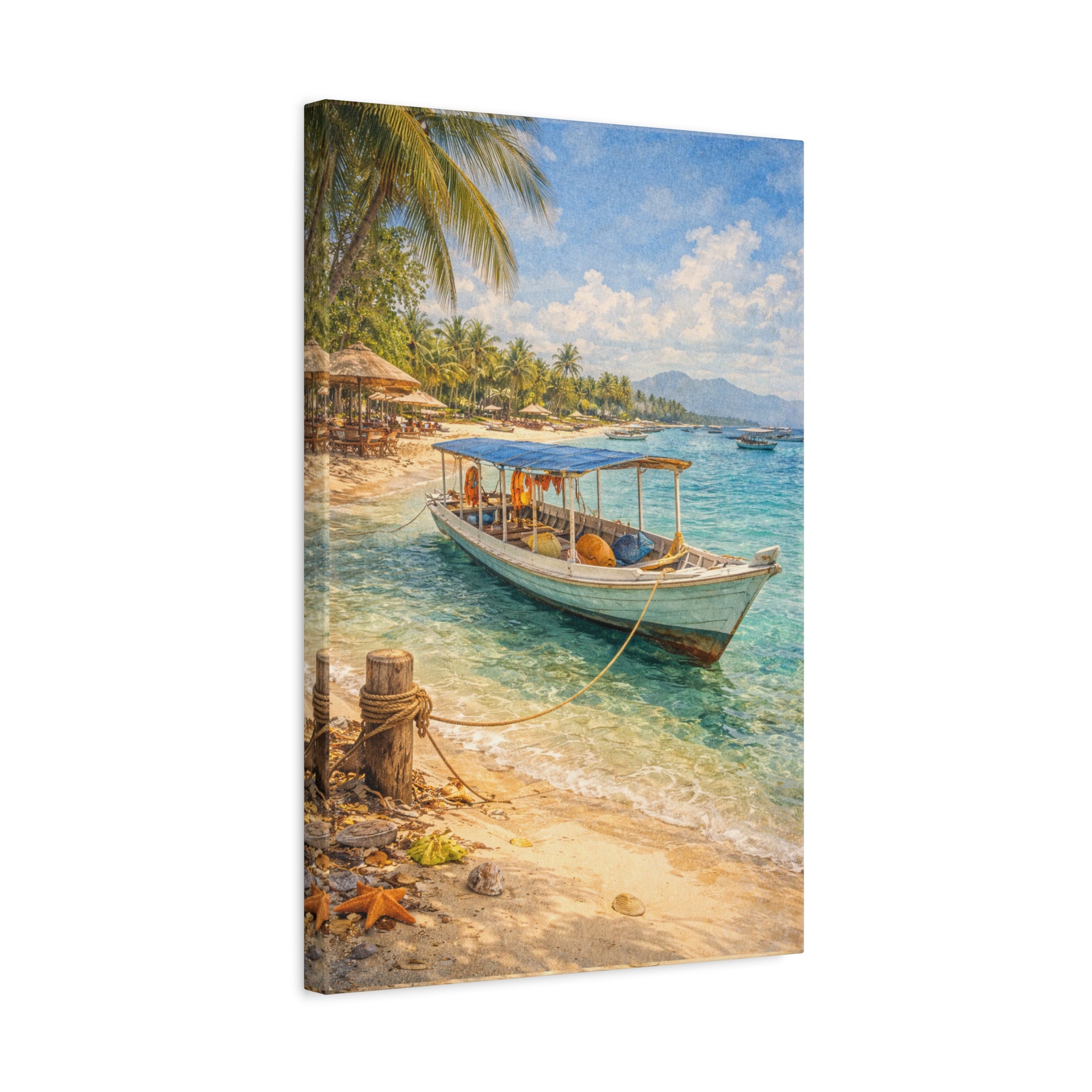 Gili Air Boat Canvas Print