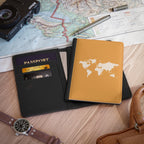 World Map Passport Cover